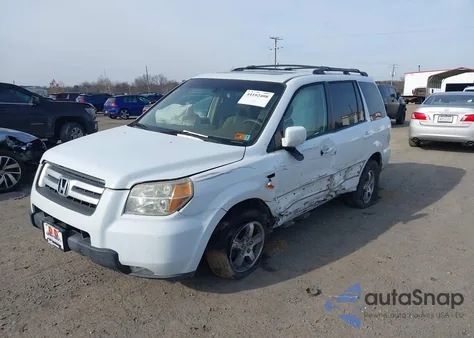 2007 Honda Pilot Ex-L из США, поврежденный, VIN 5FNYF18527B030622